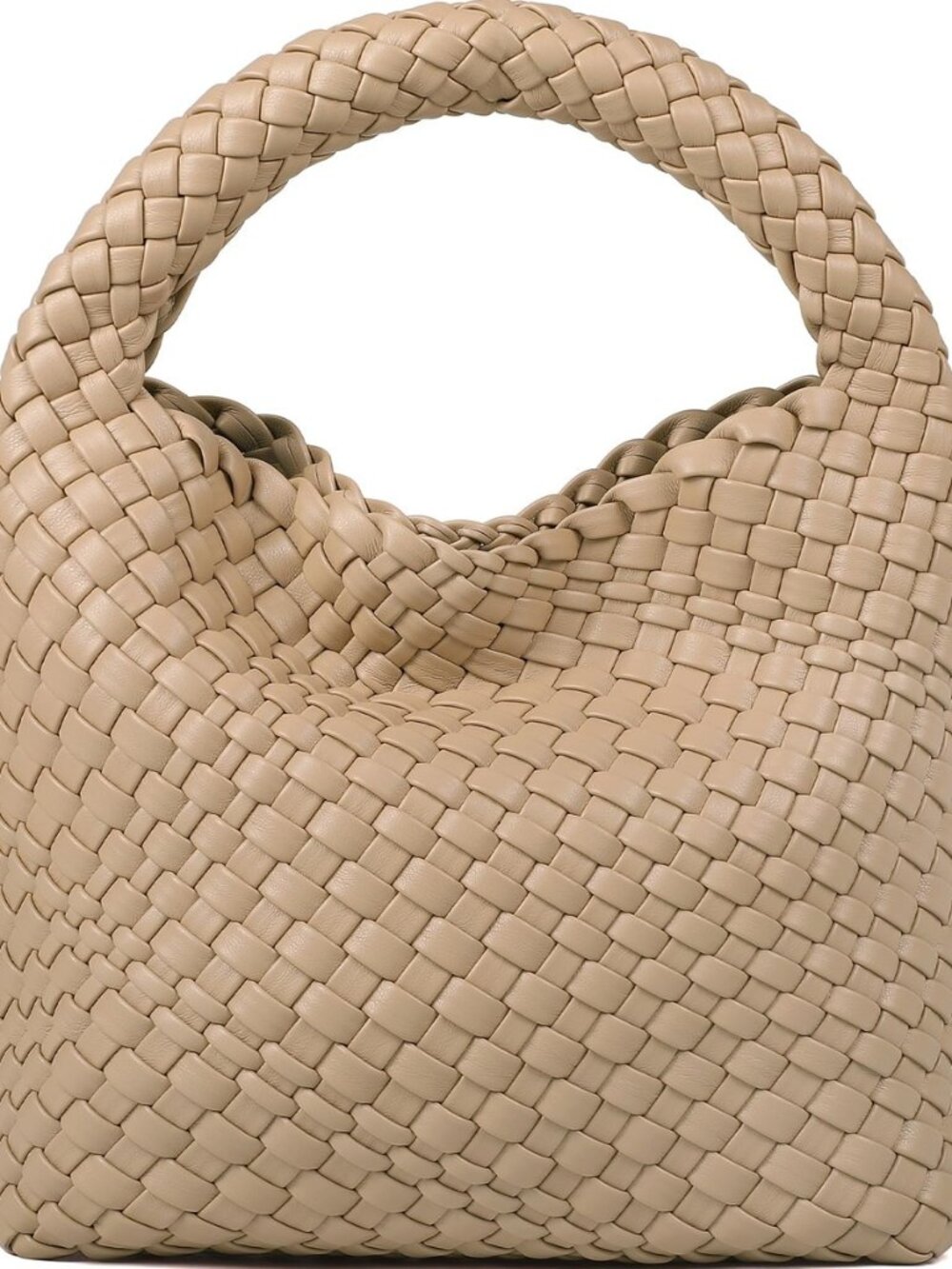 Small Woven Purses For Women,Fashion Vegan Leather Mini Shoulder Tote Bags